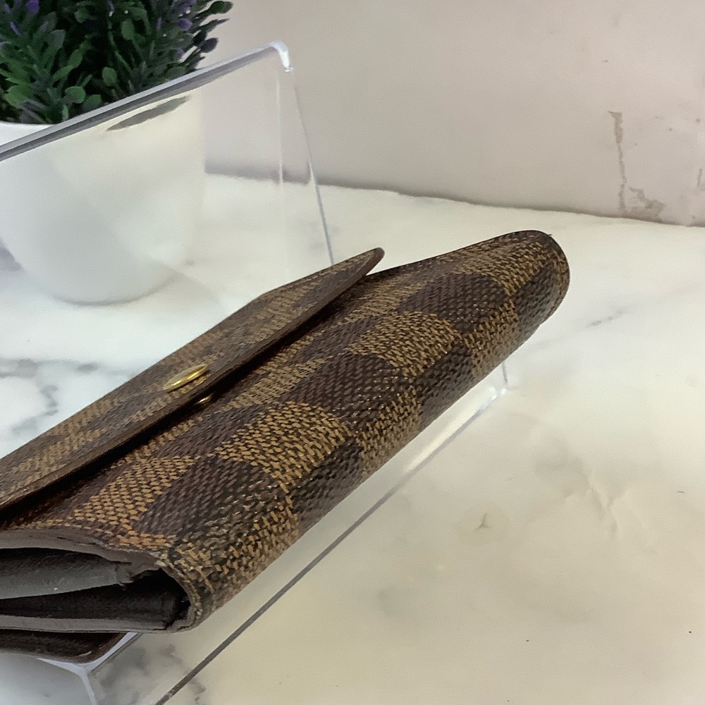 GUC Louis Vuitton Damier Ebene Elise Compact Wallet - Picture 5 of 8